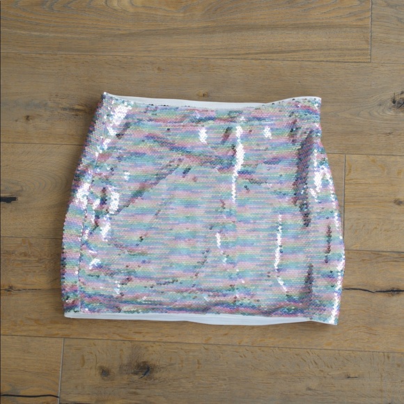 Urban Outfitters Sequined Mini Skirt - Picture 4 of 6